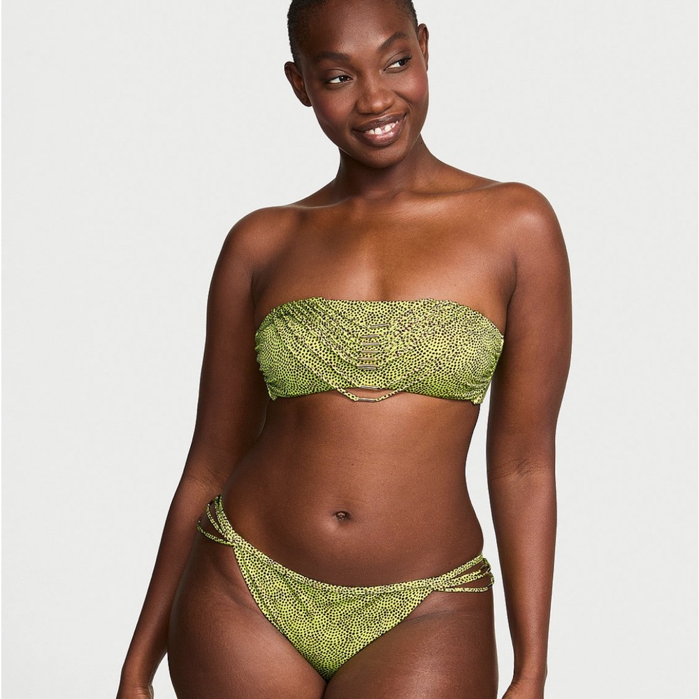 VS Archives Strapless Bikini Set